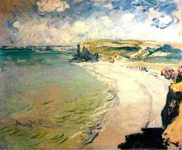 Claude Monet The Beach at Pourville China oil painting art